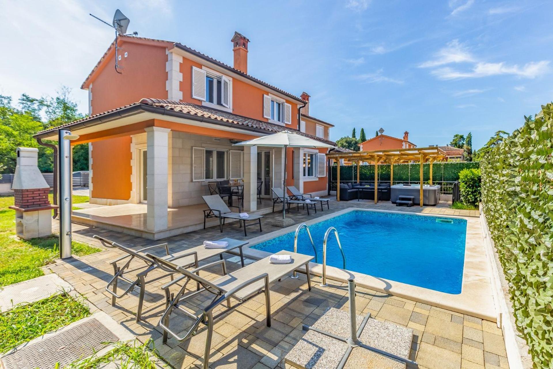 Villas Lotus With Pool And Jacuzzi Pula Exteriér fotografie
