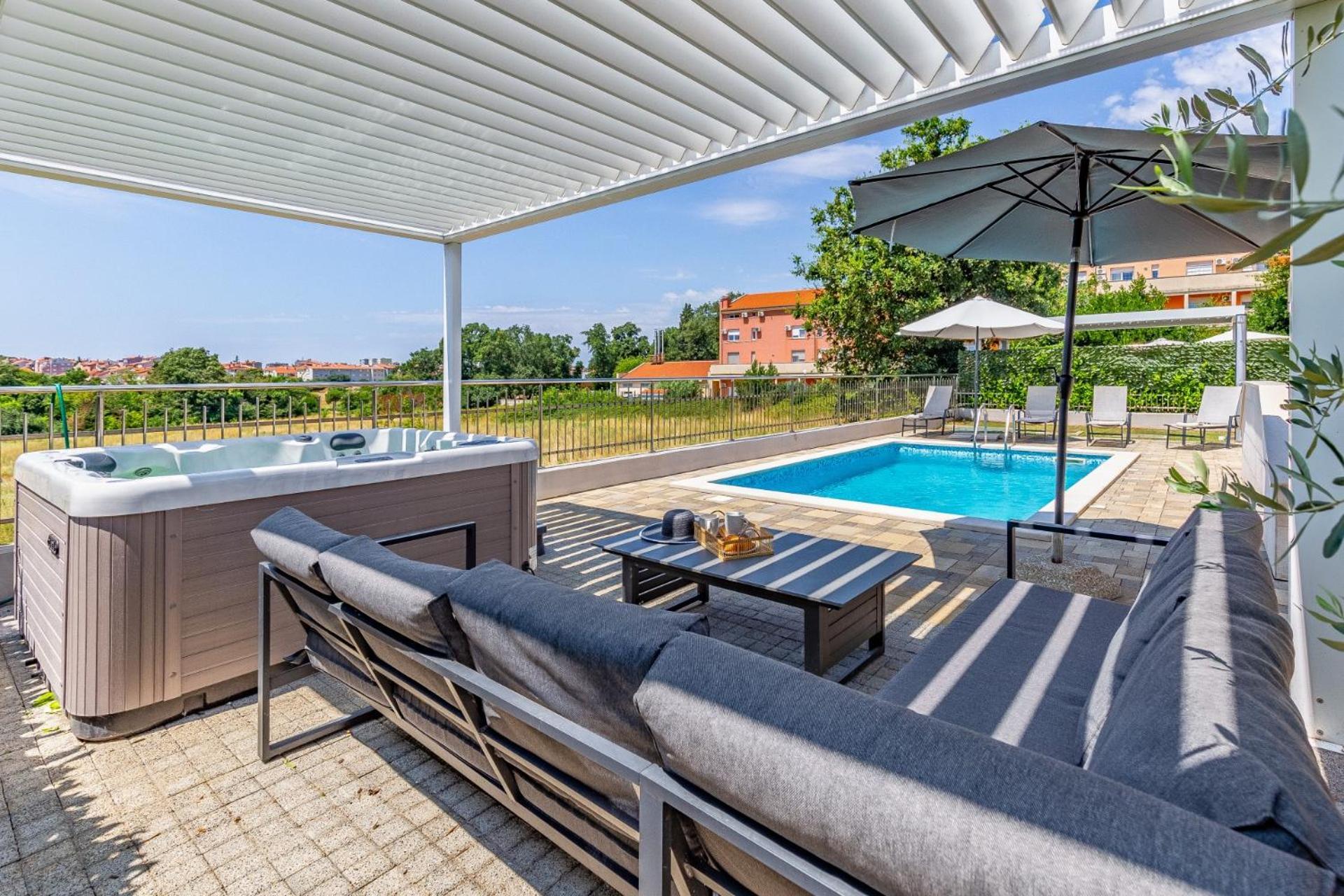 Villas Lotus With Pool And Jacuzzi Pula Exteriér fotografie