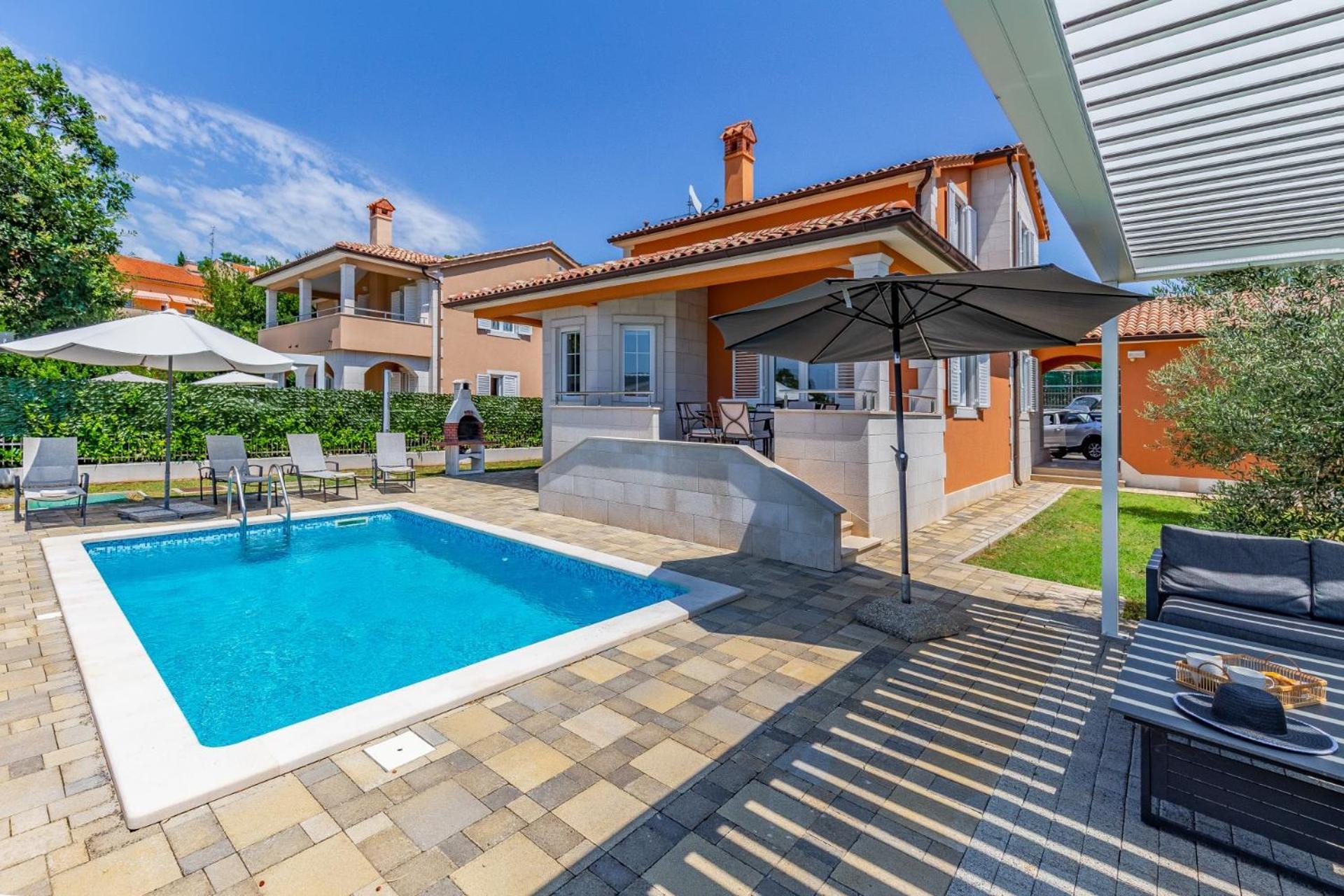 Villas Lotus With Pool And Jacuzzi Pula Exteriér fotografie